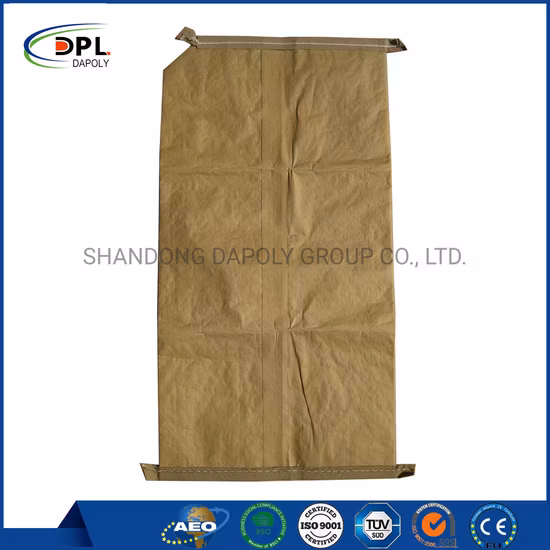 25kg Kraft Paper Plastic Compound Cement Bag for Bitumen, Mortar, Gypsum, Lime Global Sale
